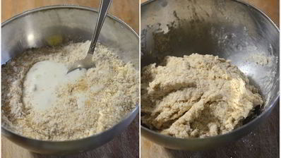 цельнозерновые мини-сконы с овсяными хлопьями