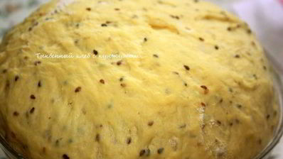 тыквенный хлеб с кунжутом