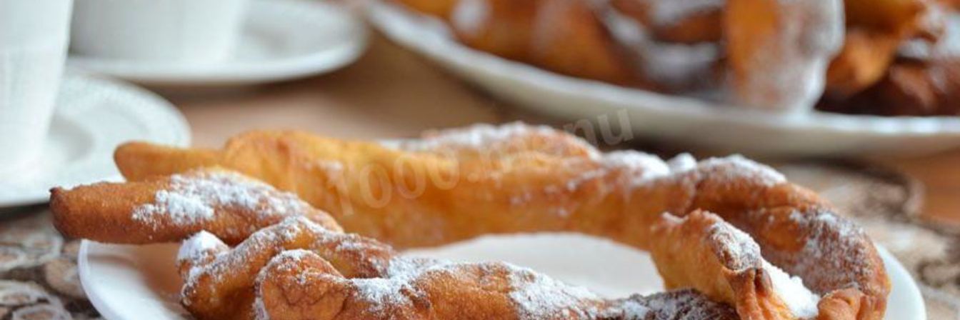 Хворост классический на кефире