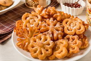 Хворост на формочках