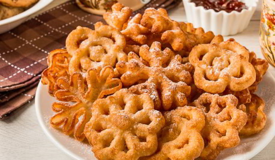 Рецепт хвороста на формочках