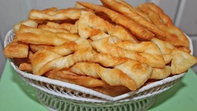 хворост на воде постный