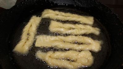 хворост на воде постный