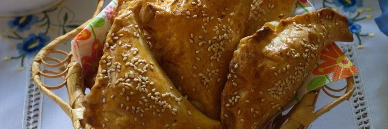 Конвертики из бездрожжевого слоеного теста