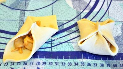 конвертики с карамельными яблочками