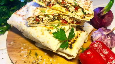 конвертики с творожной начинкой