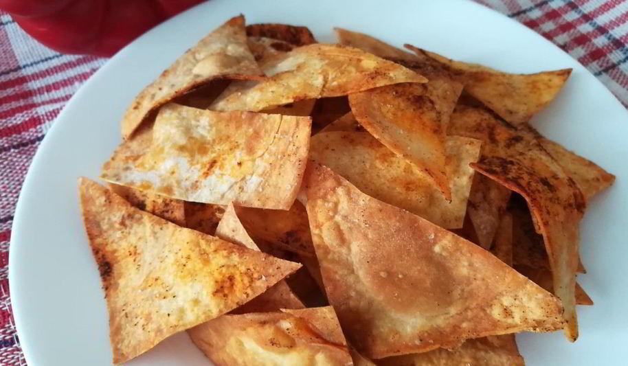 Рецепт чипсов из лаваша с копченой паприкой