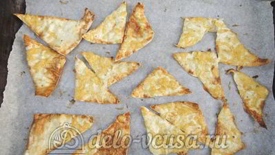 чипсы из лаваша с сыром