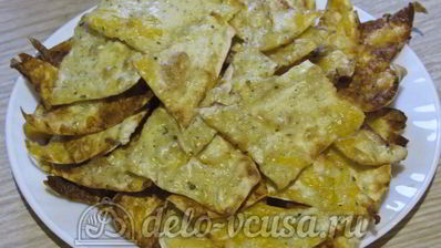 чипсы из лаваша с сыром