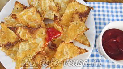 чипсы из лаваша с сыром