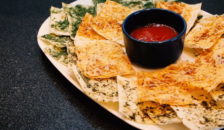 Рецепт чипсов из лаваша