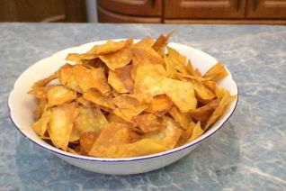 Домашние чипсы из лаваша в духовке