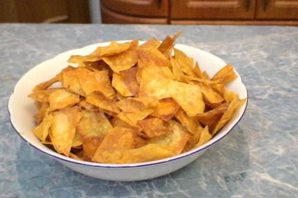 Домашние чипсы из лаваша в духовке