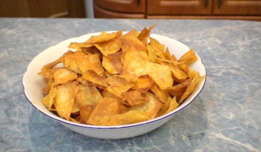 Рецепт домашних чипсов из лаваша в духовке
