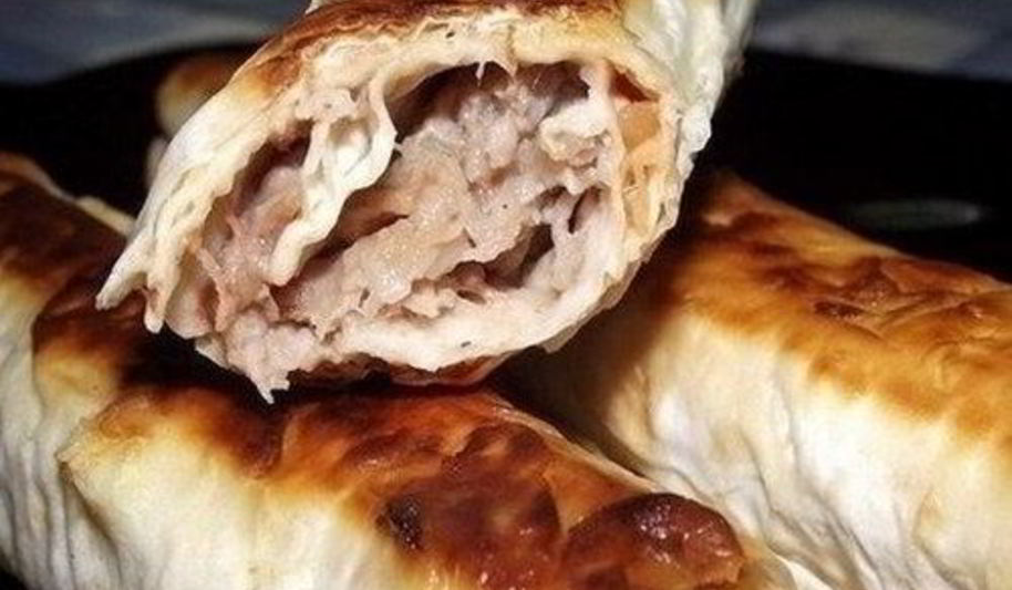 Рецепт хрустящих трубочек из лаваша с фаршем