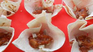 корзиночки из лаваша с начинкой