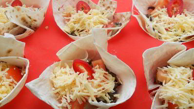 корзиночки из лаваша с начинкой