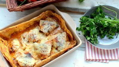 курочка, запеченная в лаваше