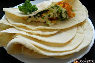 Лаваш на сковороде