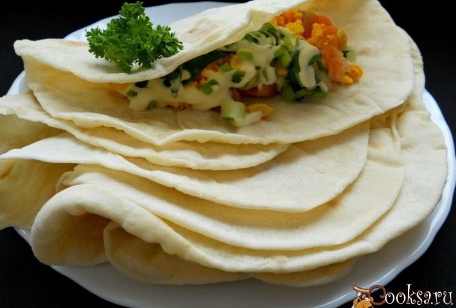 Лаваш на сковороде