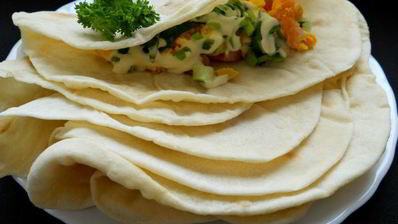 лаваш на сковороде