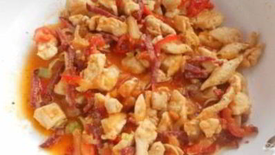 лаваш обжаренный с начинкой