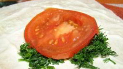 лаваш с брынзой