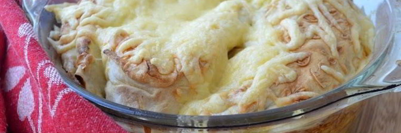 Лаваш с фаршем в духовке