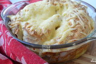 Лаваш с фаршем в духовке