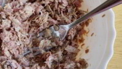 лаваш с консервами и сыром