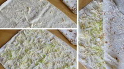 лаваш с консервами и сыром