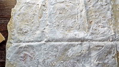 лаваш с корейской морковкой и ветчиной