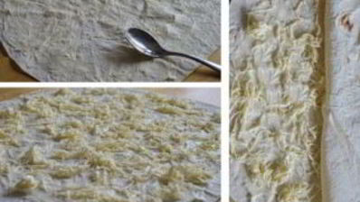 лаваш с курицей и морковью