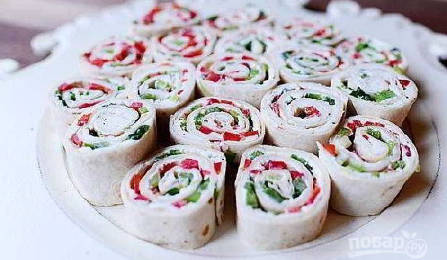 Рецепт лаваша с перцем