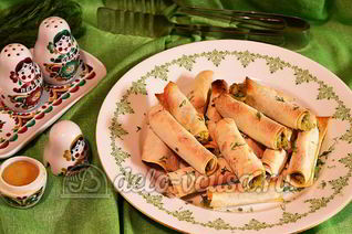 Лаваш с сыром и луком