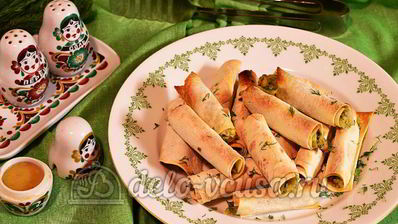 лаваш с сыром и луком