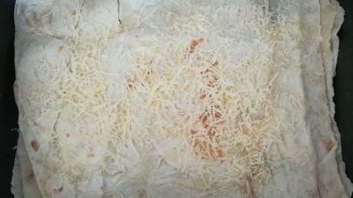 лаваш с сыром и зеленью