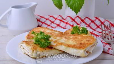лаваш с сыром на сковороде