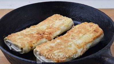 лаваш с сыром на сковороде