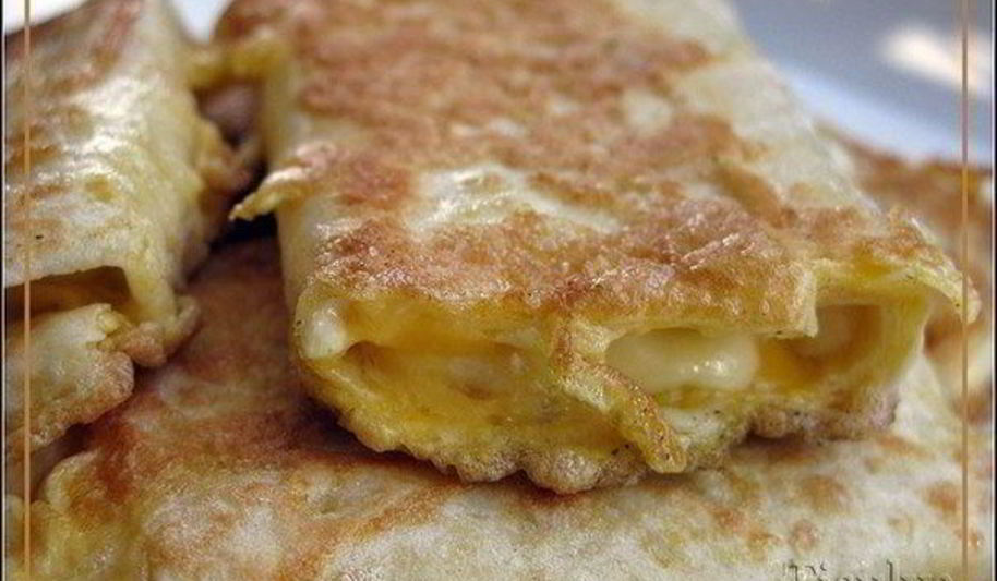 Рецепт лаваша с сыром в яйце