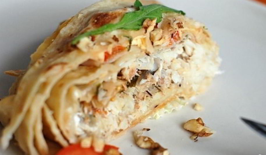 Рецепт лаваша с треской