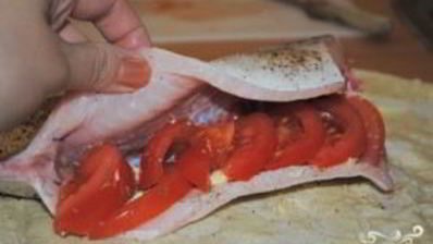 лаваш с треской