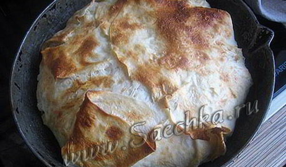 Рецепт лаваша с творогом и сыром