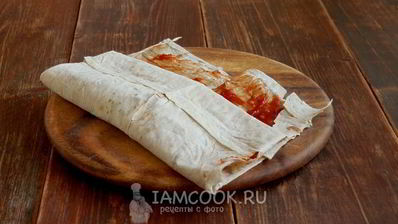 лаваш с ветчиной и сыром в духовке