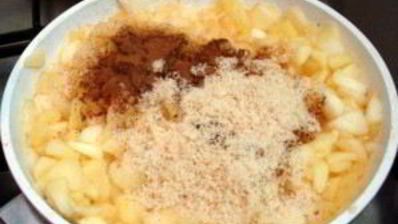 лаваш с яблоками