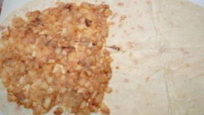 лаваш с яблоками