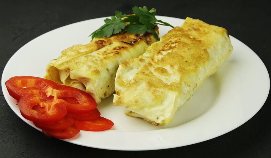 Рецепт лаваша с яйцом и луком