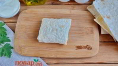 лаваш с яйцом и шпинатом