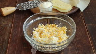 лаваш с яйцом и сыром