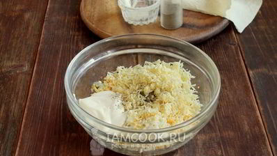 лаваш с яйцом и сыром